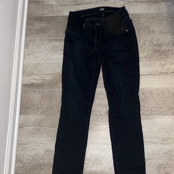 PAIGE transcend - skyline skinny maternity jeans - Picture 6 of 13